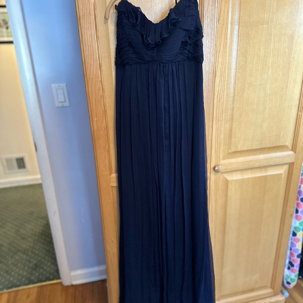 Navy bridesmaid/prom/evening Gown